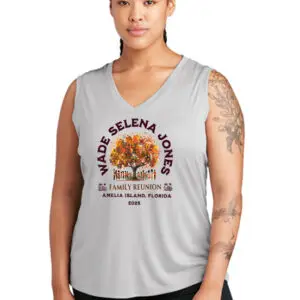 Reunion T-Shirts No Sleeves (V-Neck Women)